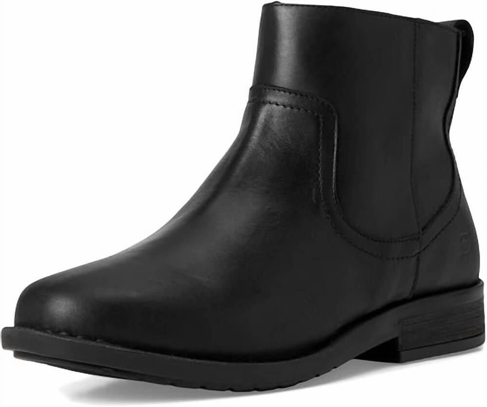 NEW BORN men's reed boot in black